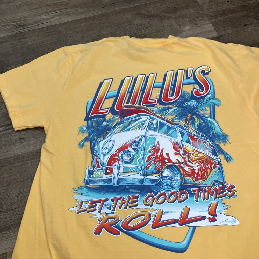 Lucy Buffett's Lulu's Short Sleeve T-shirt NEW S Myrtle Beach Destin GS Souvenir
